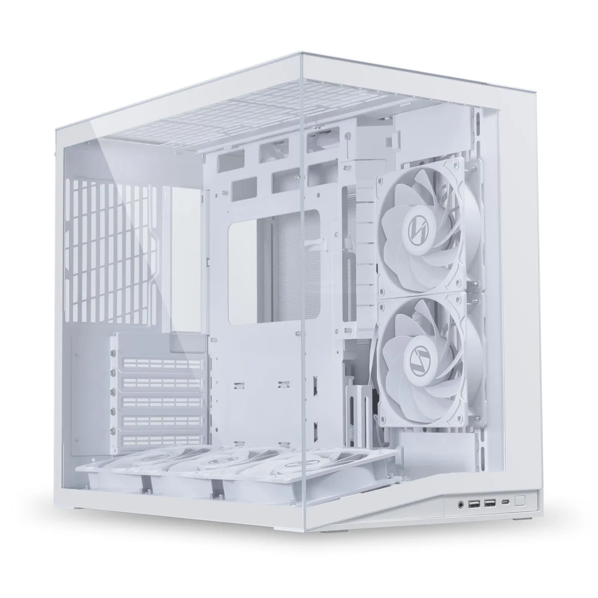 Lian Li Lian Li O11DMIV2FW PC case White 5 fans — product photo