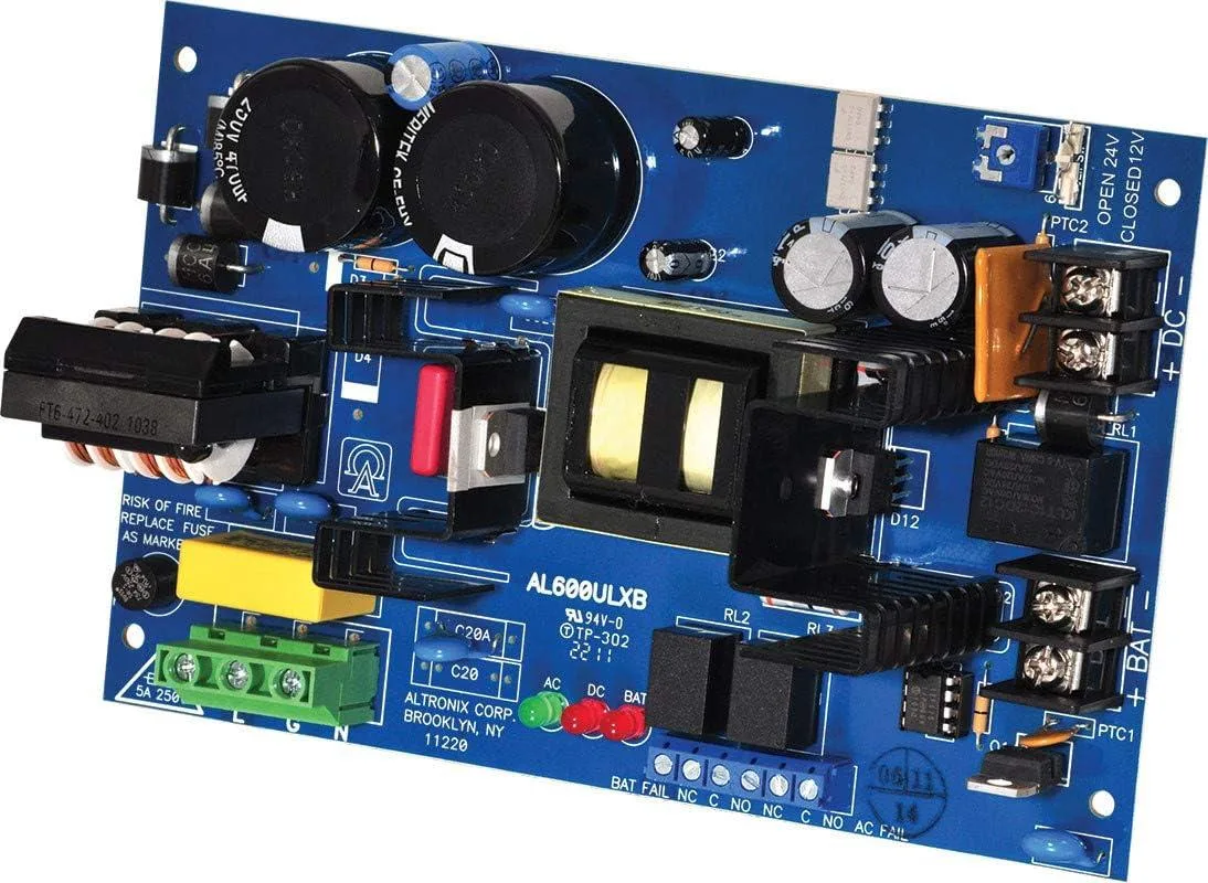 ALTRONIX ALTRONIX AL600ULXB 12/24V 600W PCB Power Supply Board — fotografie produktu