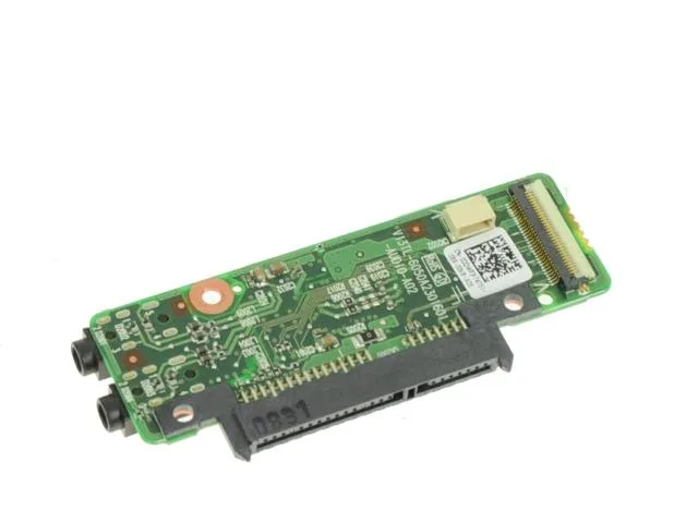 Green Dell circuit board with audio ports and SATA connector for Latitude 13 Vostro V13