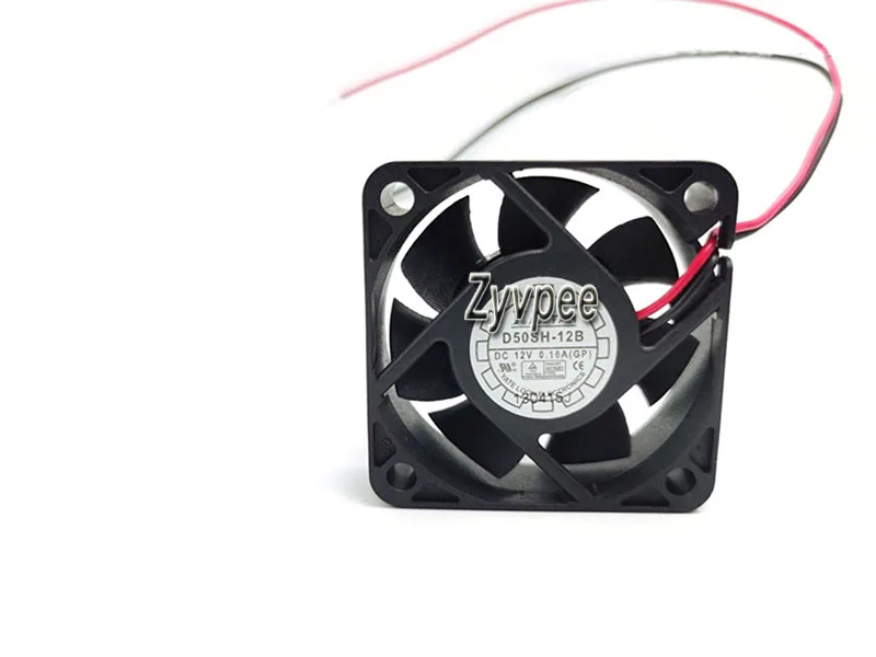Zyvpee Zyvpee D50SH-12B 50mm 15mm Ball Bearing 2-Wire Case Fan — foto produk