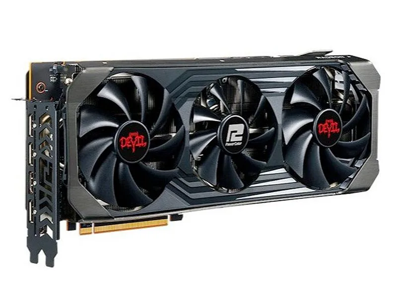 PowerColor PowerColor Red Devil AXRX 6700XT 12GBD6-3DHE/OC graphics card — photo du produit