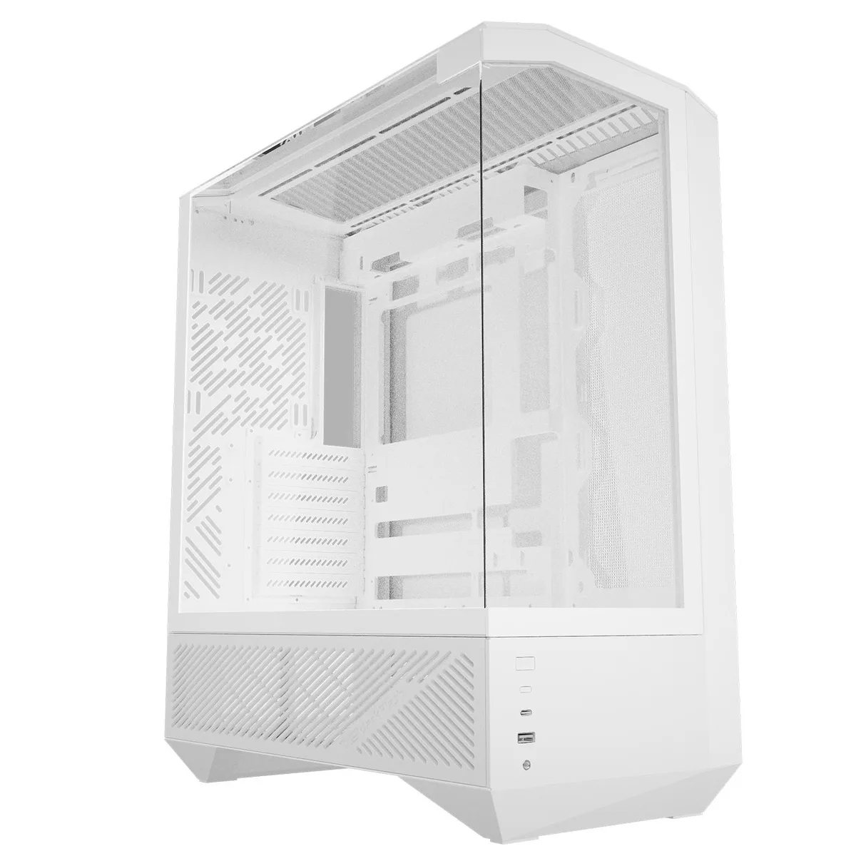 darkFlash darkFlash DY460 ATX Mid-Tower PC Case, White — product photo