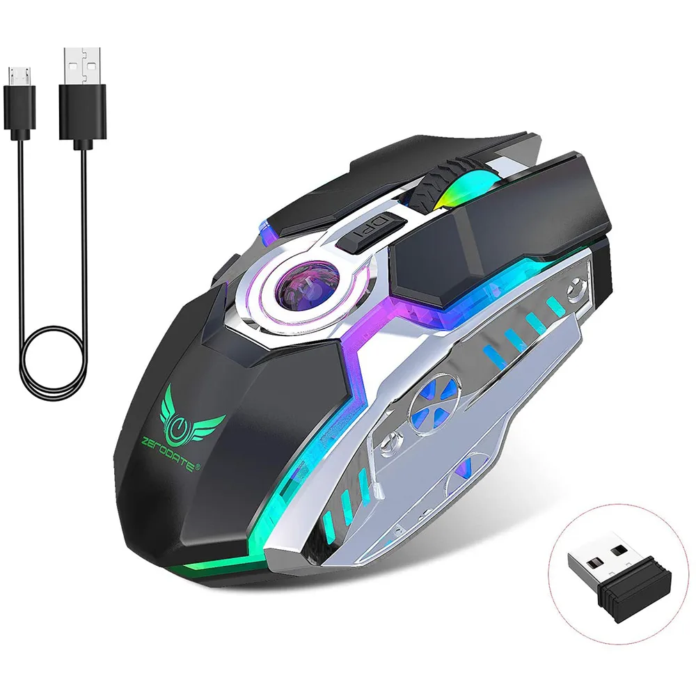 IHDAPP IHDAPP Gaming Mouse 2400 DPI 7 Buttons Black 600 mAh — product photo