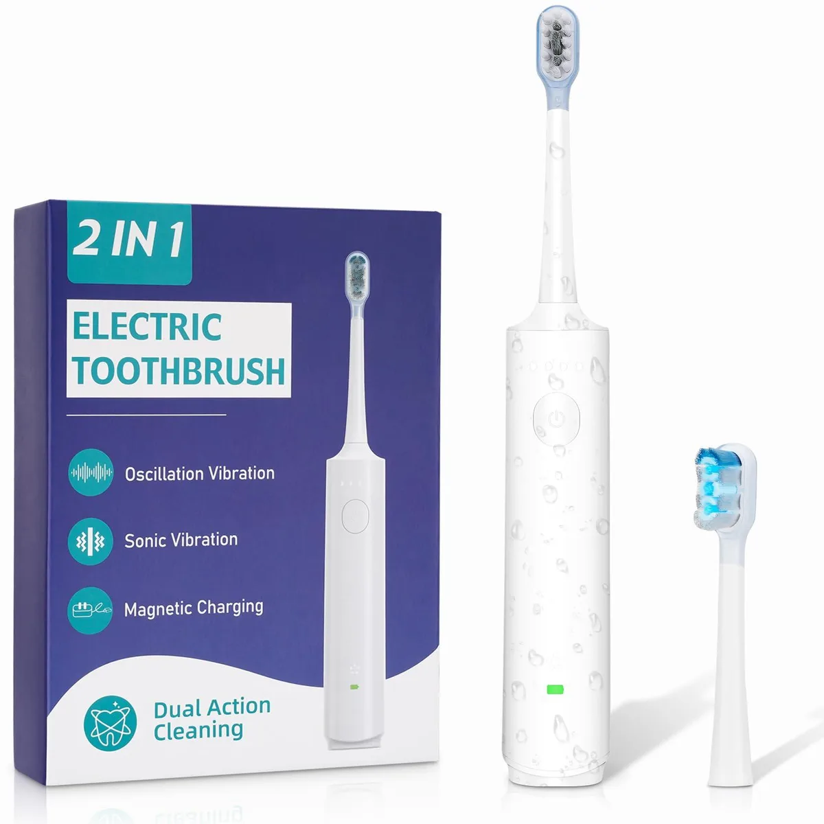  Vnina YS001-03 Oral Care White 40000VPM 4 Modes 50 Days IPX8 — 제품 사진