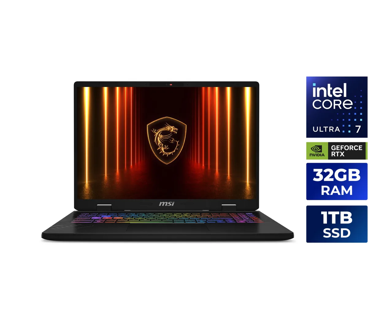 MSI MSI Crosshair 16 HX AI D2XWFKG-076US gaming laptop — photo du produit