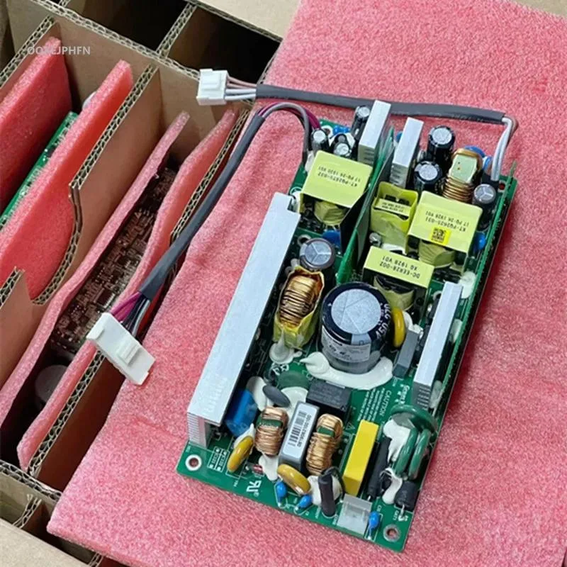 Rectangular ATX power supply unit, matte metal finish