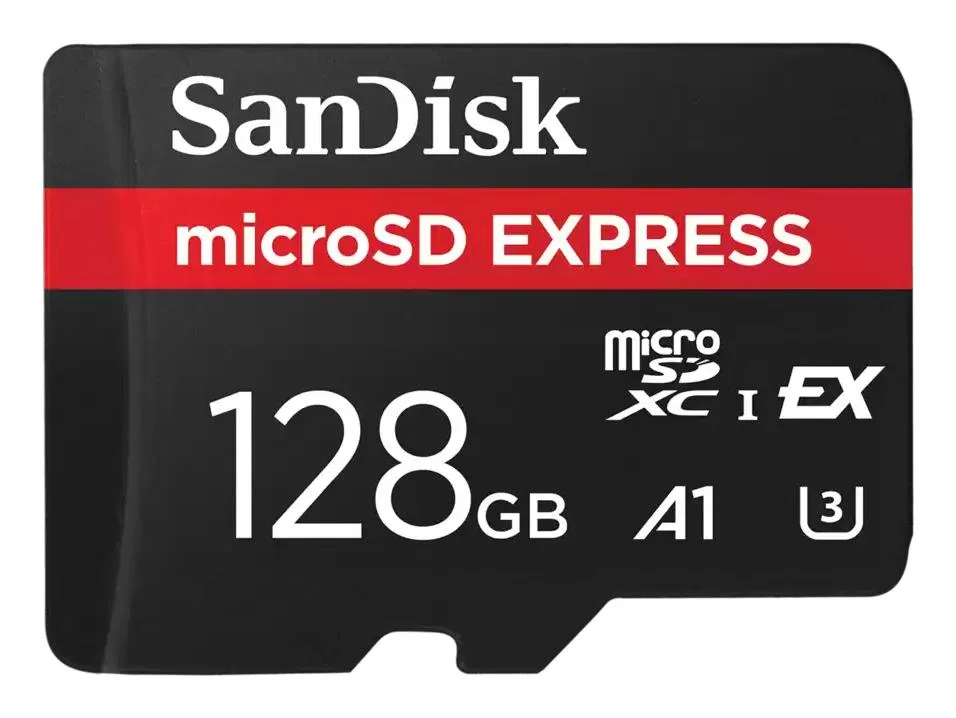 SanDisk SanDisk 128GB microSD Express memory card SDSQXFN-128G-GN4NN — vörumynd