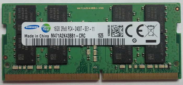 SAMSUNG SAMSUNG 16GB DDR4-2400 CL17 260-Pin SO-DIMM 1.2V — foto do produto
