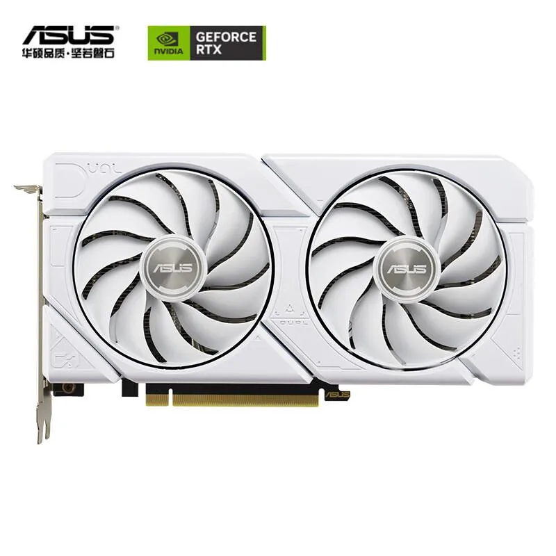 ASUS ASUS Dual GeForce RTX 4060 Ti EVO White OC Edition 8GB GDDR6 graphics card — toote foto