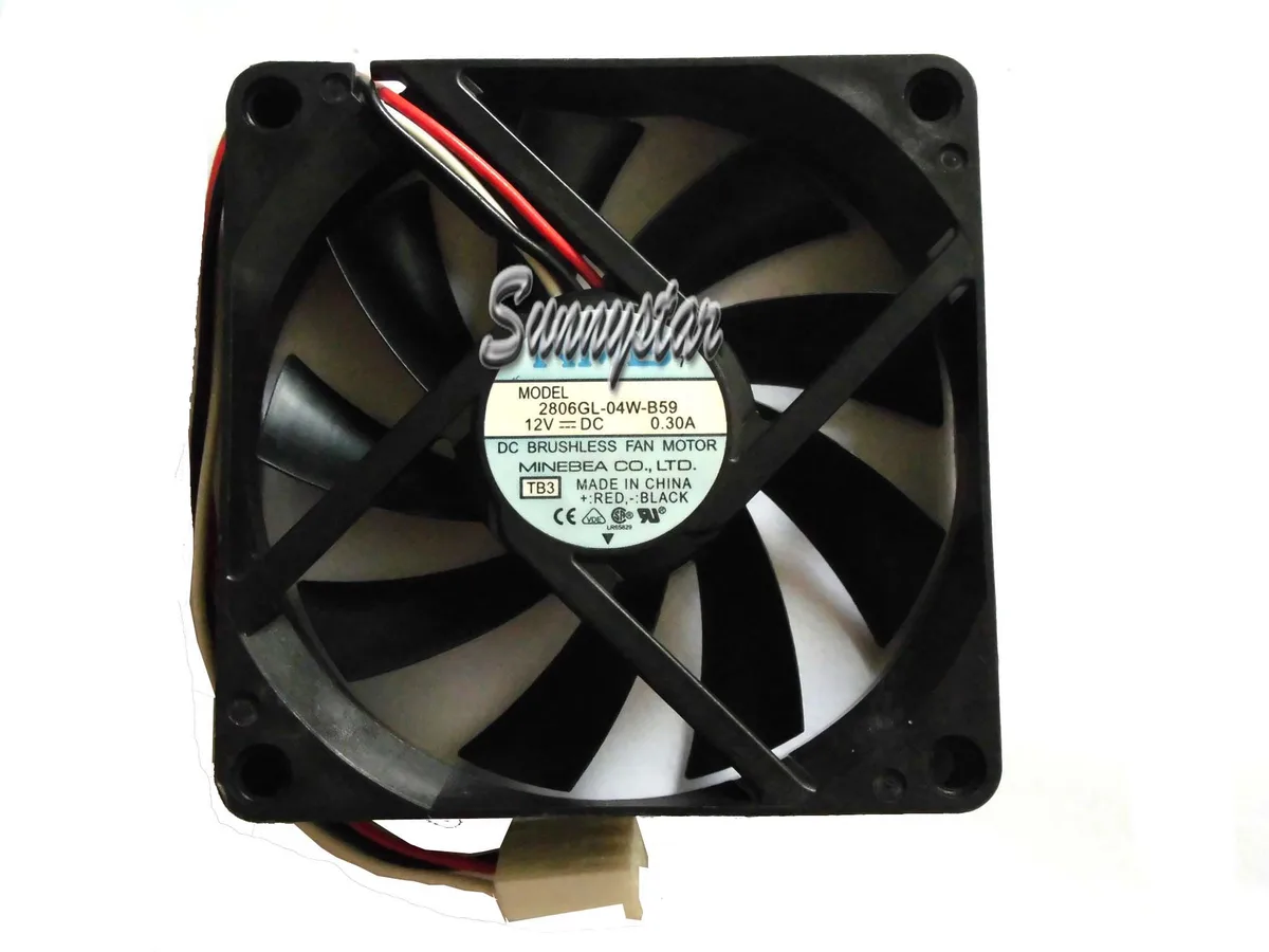 OEM Industries OEM Industries 2806GL-04W-B59 70mm 12V 0.30A 3-pin CPU cooler — product photo