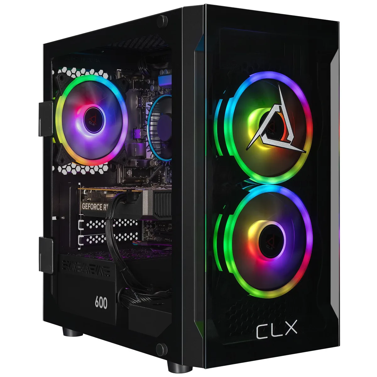 CLX Gaming CLX Gaming TGMSETRTE5701BM gaming PC i5 14400F 16GB RTX 5050 1TB — product photo