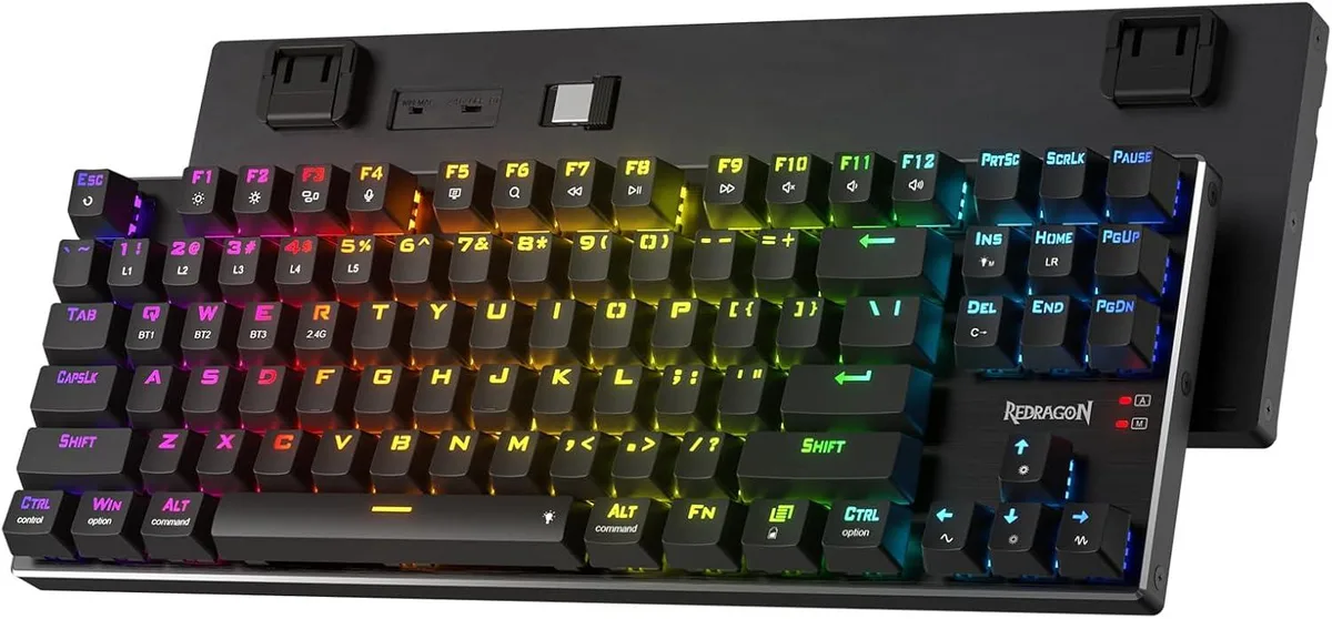 Redragon Redragon K660RGB-PRO TKL Wireless Gaming Keyboard 87 Keys Red Switch — produktbild