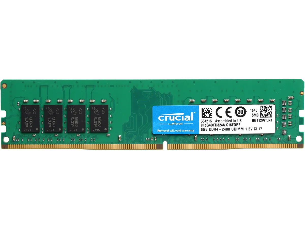 Crucial Crucial CT8G4DFD824A 8GB DDR4 2400 desktop RAM — product photo