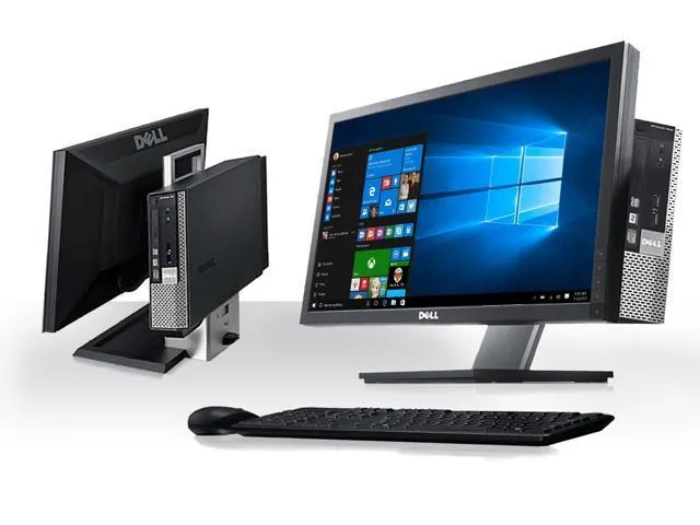 DELL DELL OptiPlex 990 SFF All-in-One 22" 1920x1080 i7-2600 3.4GHz 8GB DDR3 128GB SSD Windows 10 Pro — photo du produit