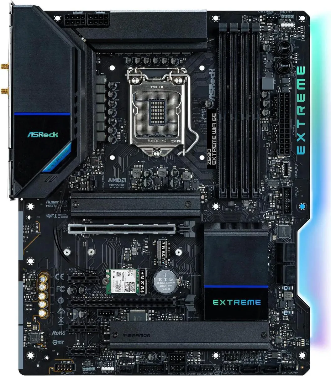 ASRock ASRock Z590 EXTREME WIFI 6E LGA 1200 Intel motherboard — product photo