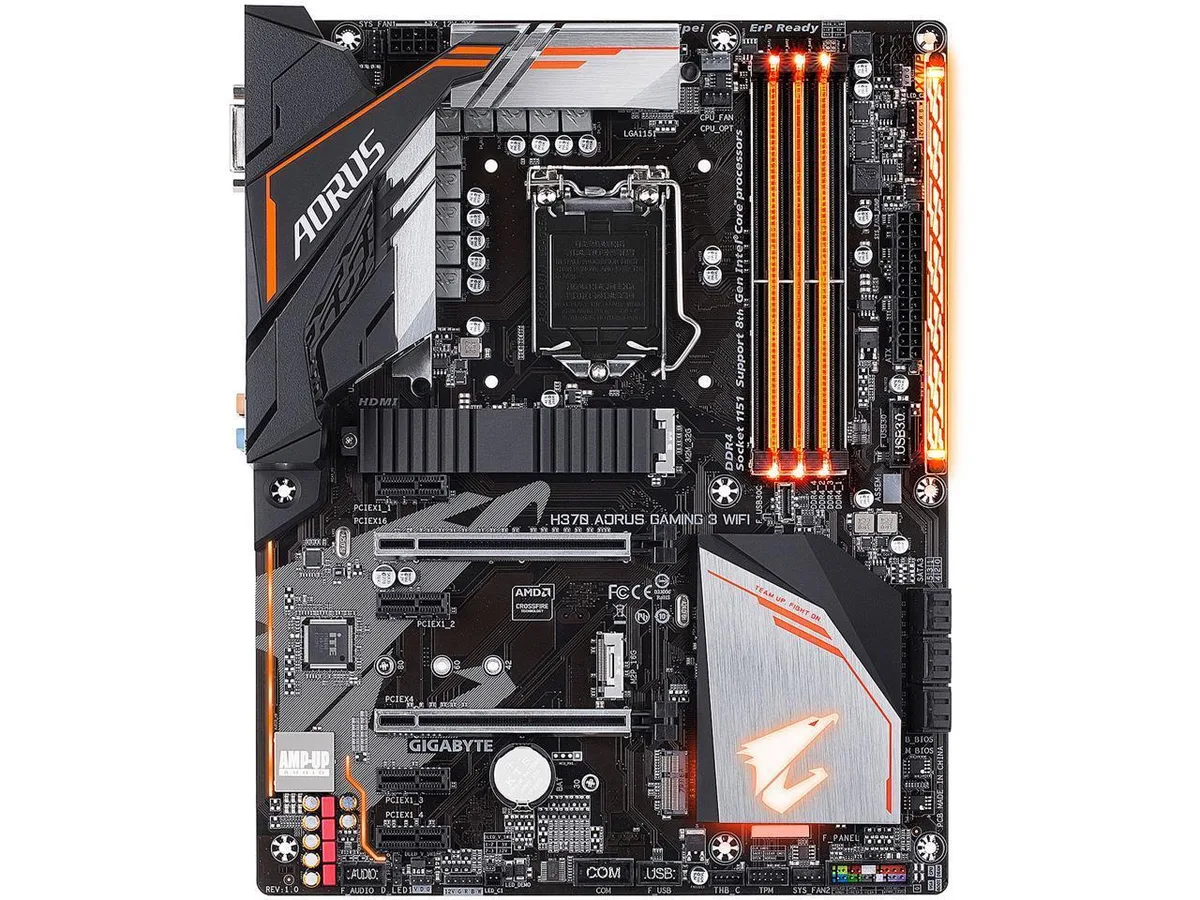 GIGABYTE GIGABYTE H370 AORUS Gaming 3 WIFI Intel motherboard — photo du produit
