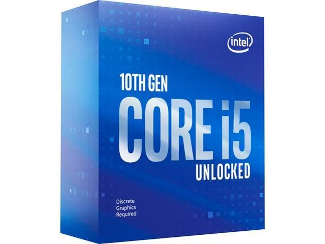 Intel Intel Core i5-10600KF 4.1 GHz 125W LGA 1200 desktop processor — photo du produit