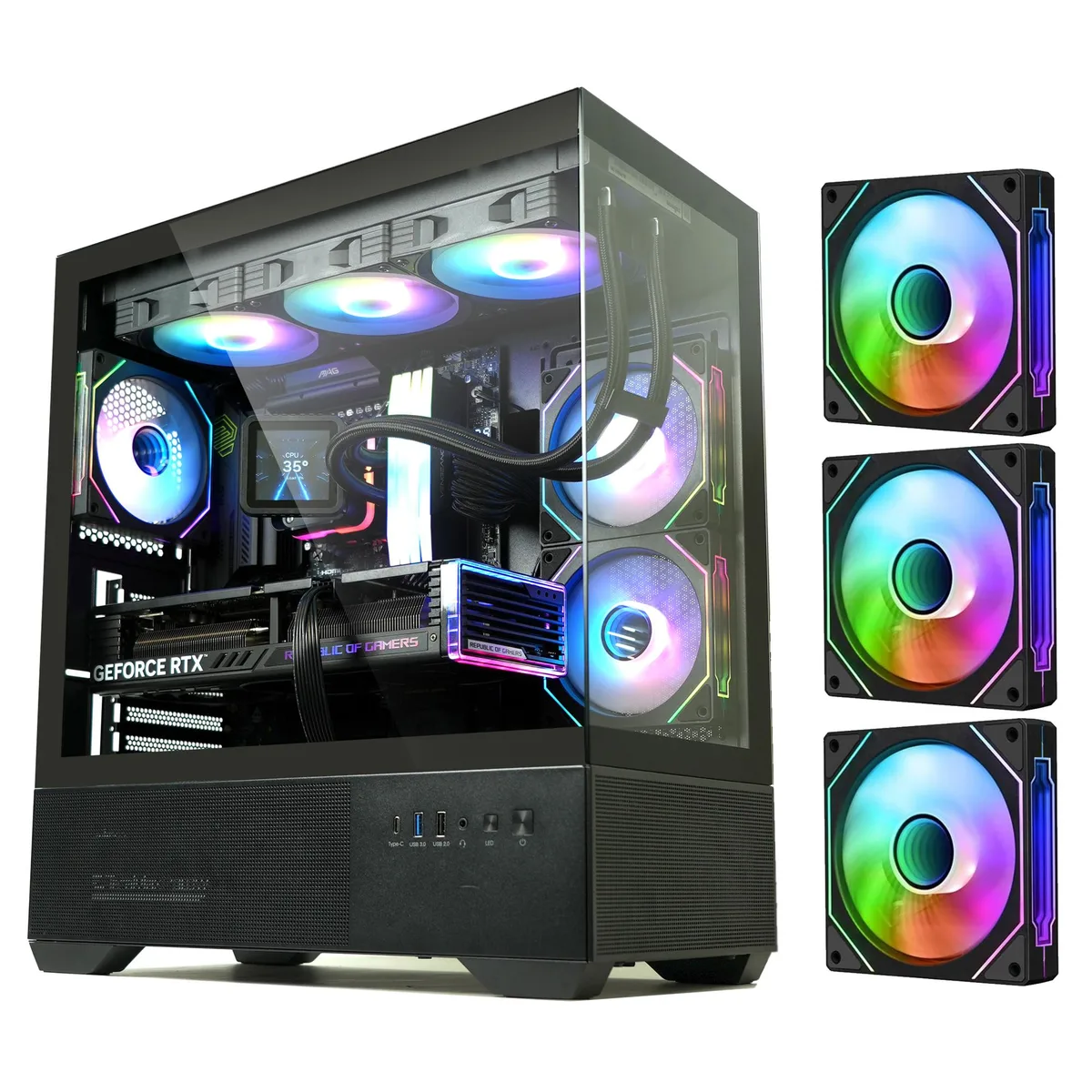 Zalman Zalman Chronix ATX Mid-Tower PC Case Black — photo du produit
