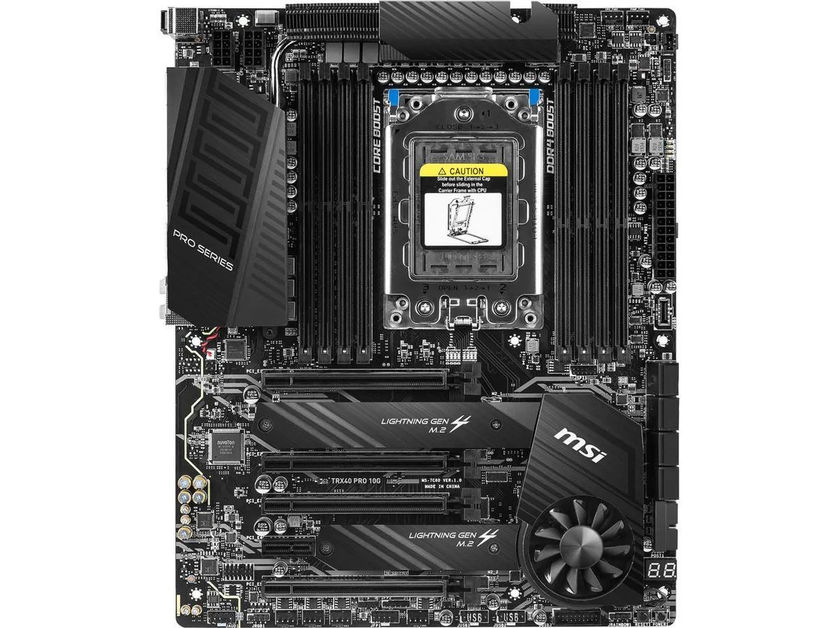 MSI MSI TRX40 PRO 10G AMD motherboard — foto do produto