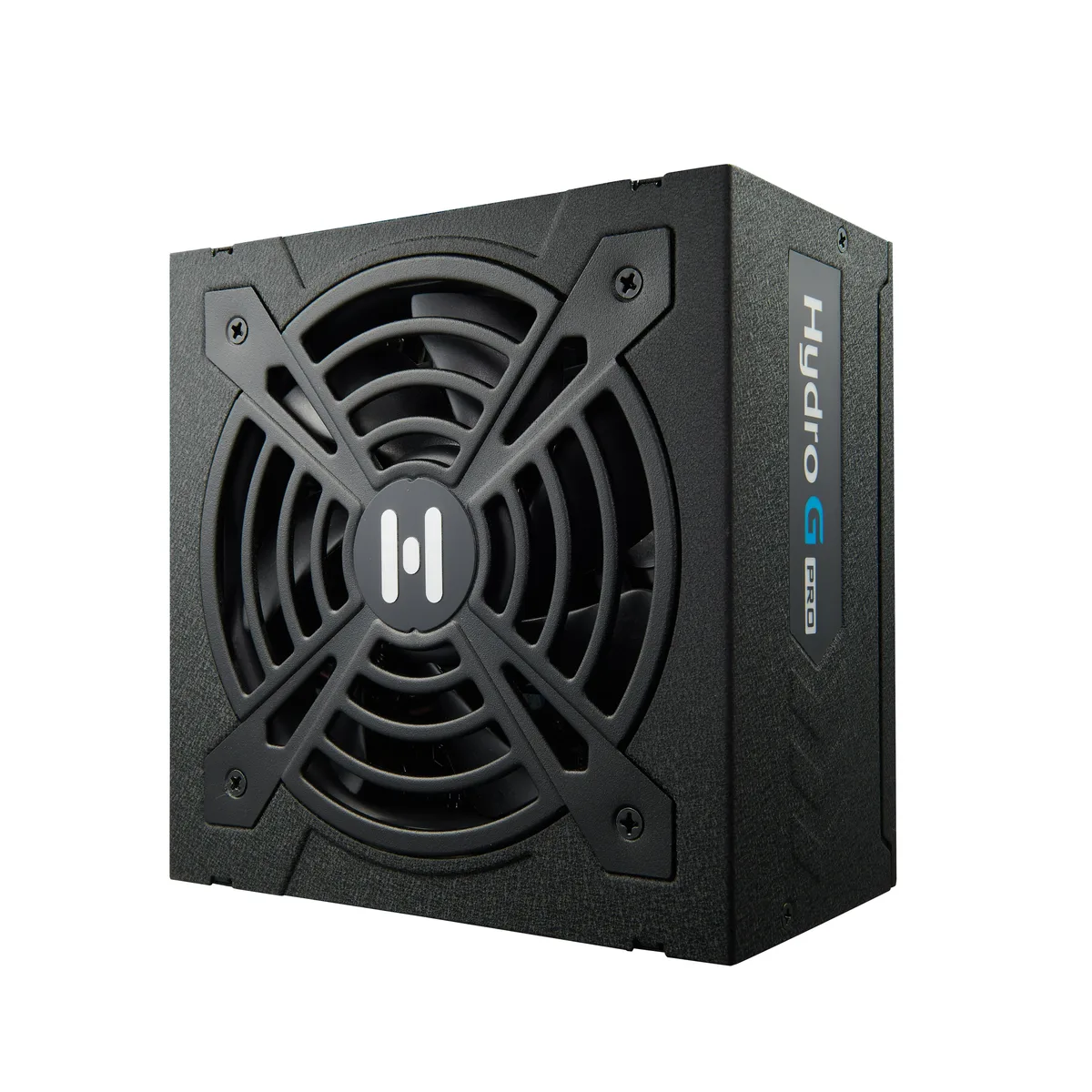 Black fully modular ATX power supply unit 150mm long with 20+4 pin main connector and five SATA power connectors