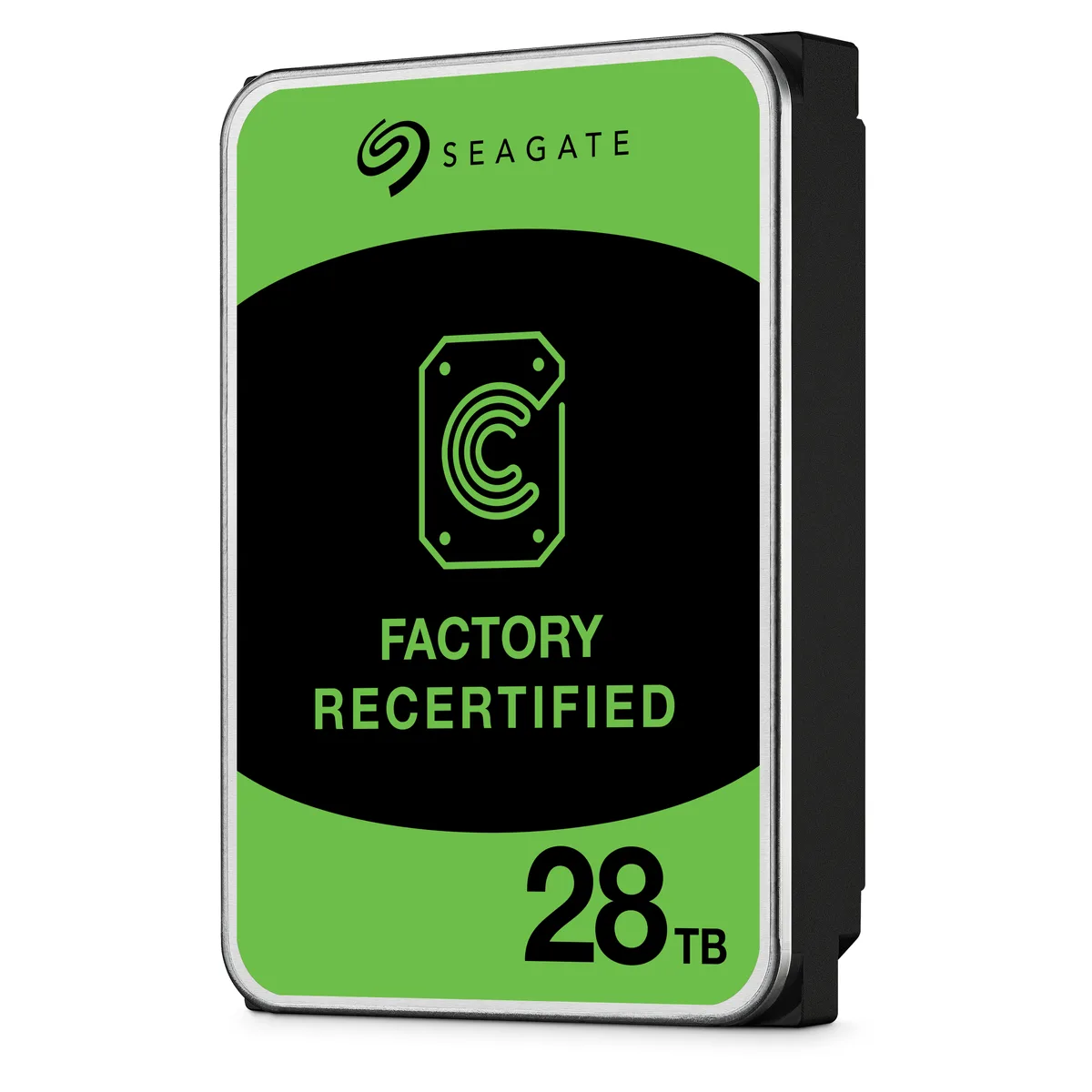 Standard 3.5-inch bare hard drive, silver aluminium casing, SATA connectors visible