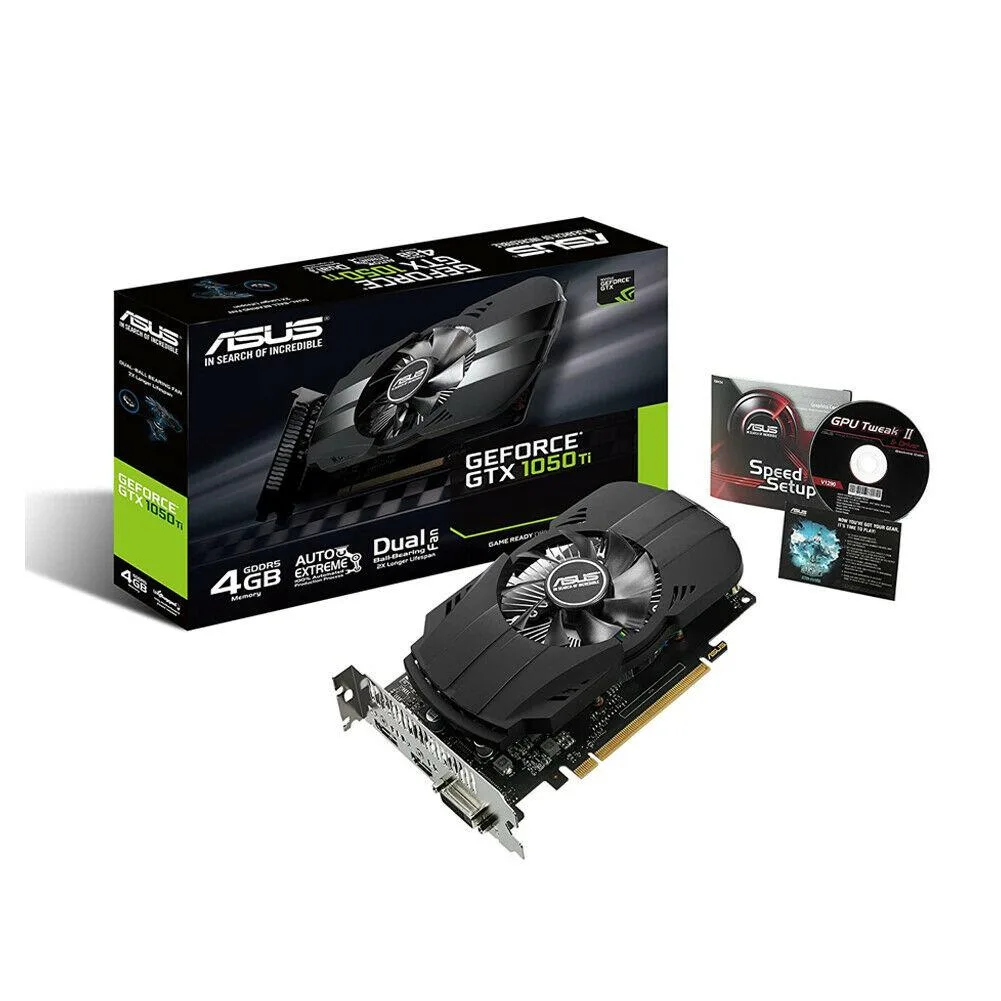 ASUS ASUS GeForce GTX 1050 Ti 4GB Phoenix graphics card — photo du produit