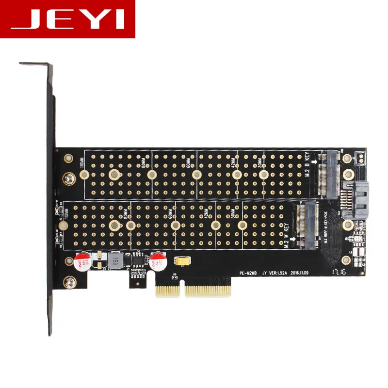 Corn Electronics Corn Electronics JEYI SK7 M.2 NVMe &amp; NGFF to PCIe 3.0 x4 Adapter Card — zdjęcie produktu