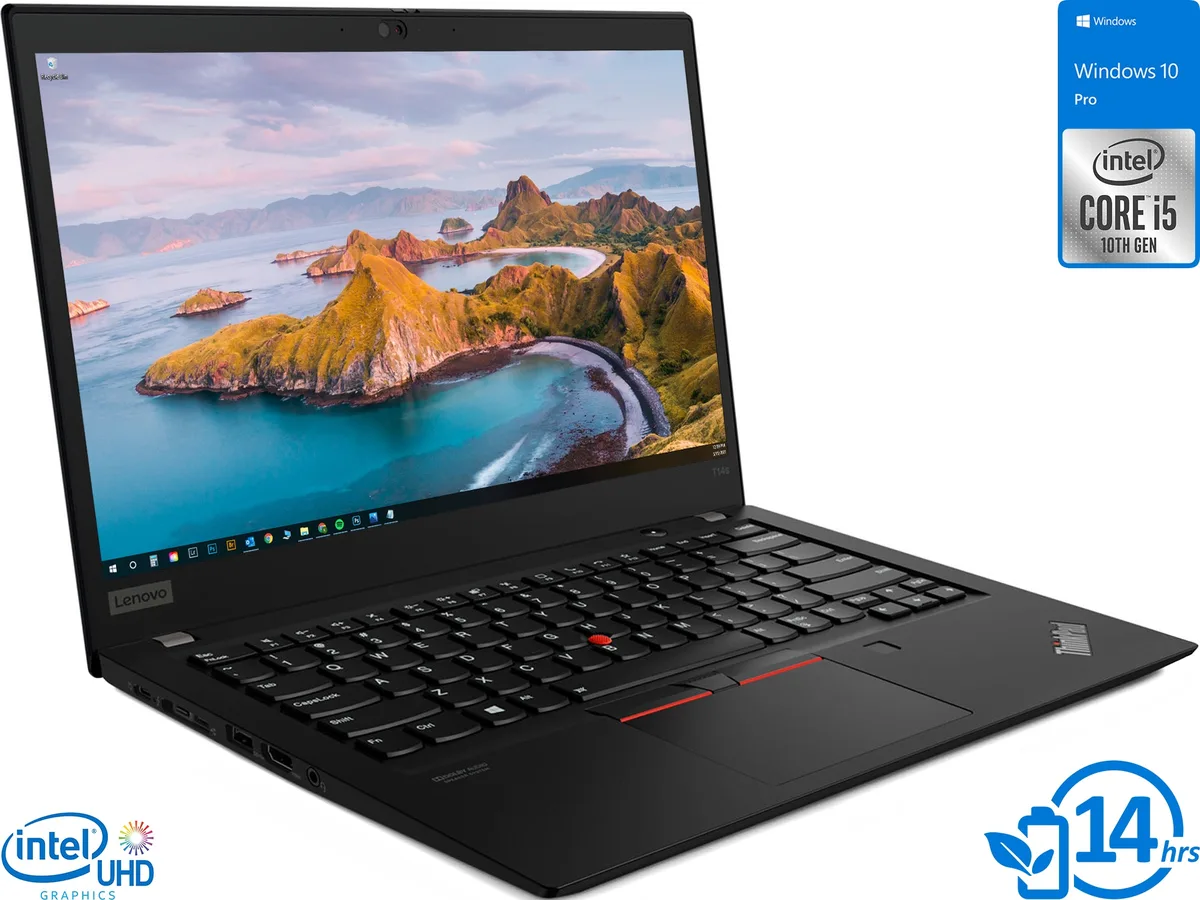 Lenovo Lenovo ThinkPad T14s laptop, Intel Core i5-10210U, 8GB DDR4, 2TB NVMe — product photo