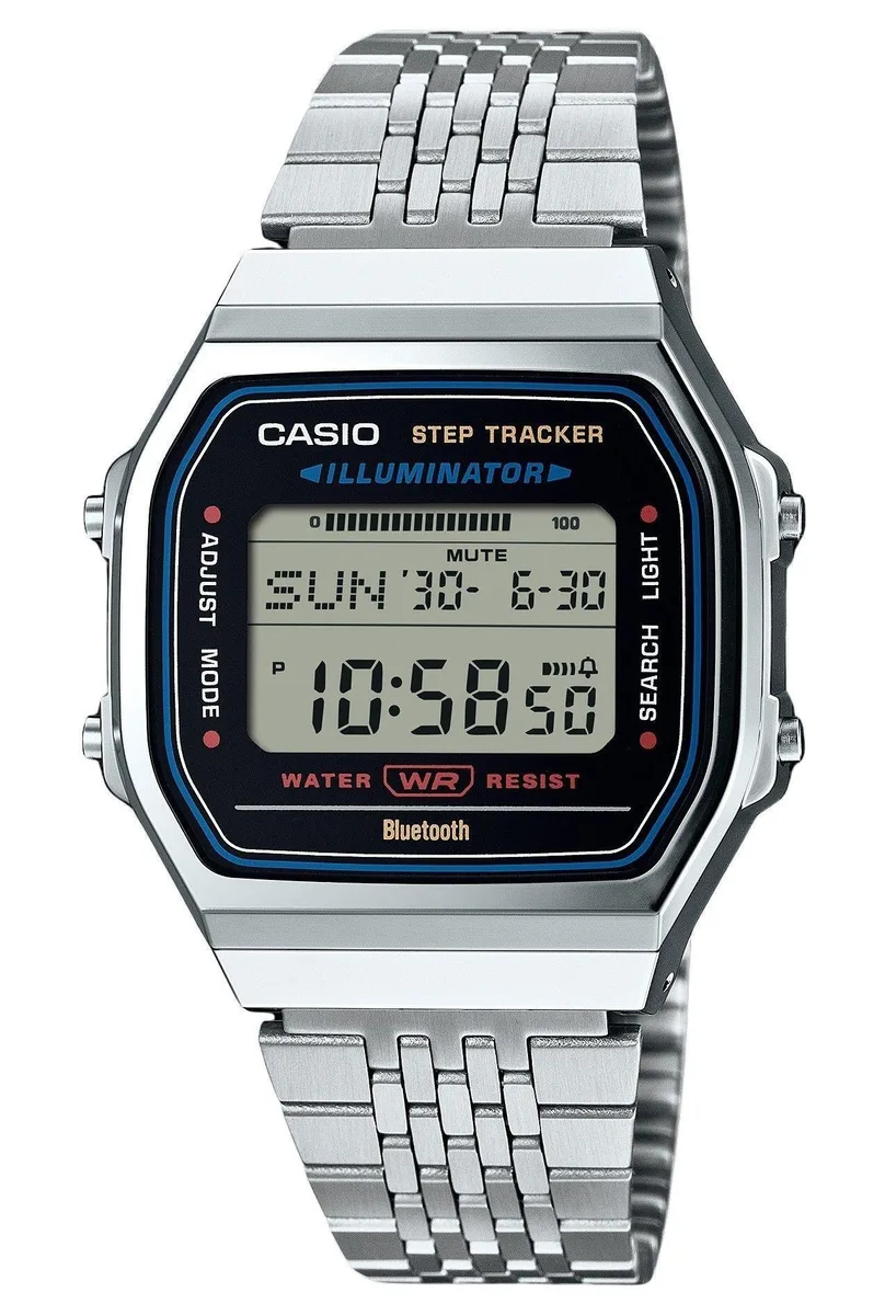 CASIO CASIO ABL-100WE-1A Vintage Digital Smartphone Link Quartz Watch — product photo