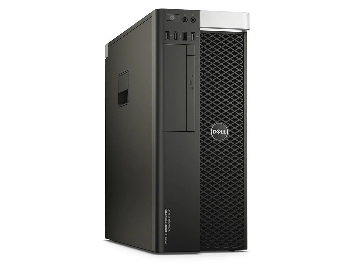 DELL DELL Precision T5810 Xeon E5-1620 v3 3.5GHz 64GB DDR4 256GB SSD 4TB HDD Quadro K2200 Workstation — Produktfoto