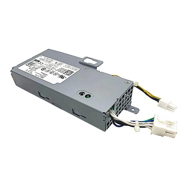 New ATX power supply unit in black metal casing