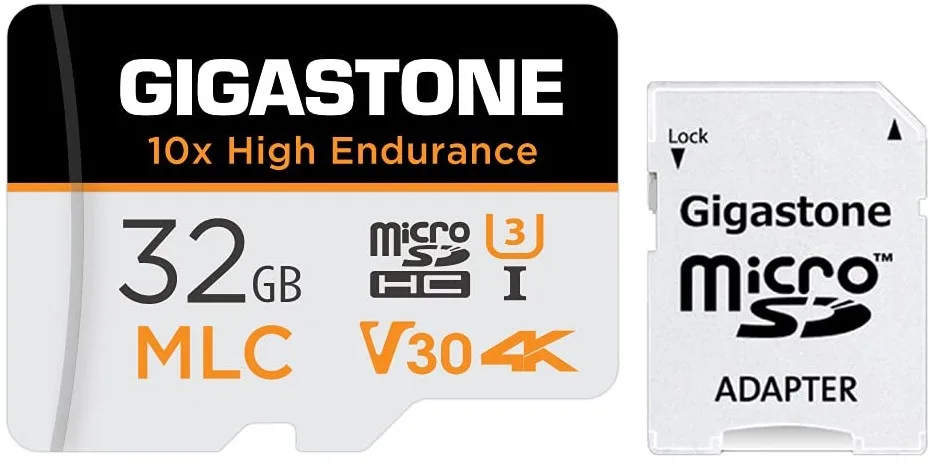 Gigastone Corporation Gigastone Industrial 32GB MLC High Endurance microSDHC memory card — Produktfoto