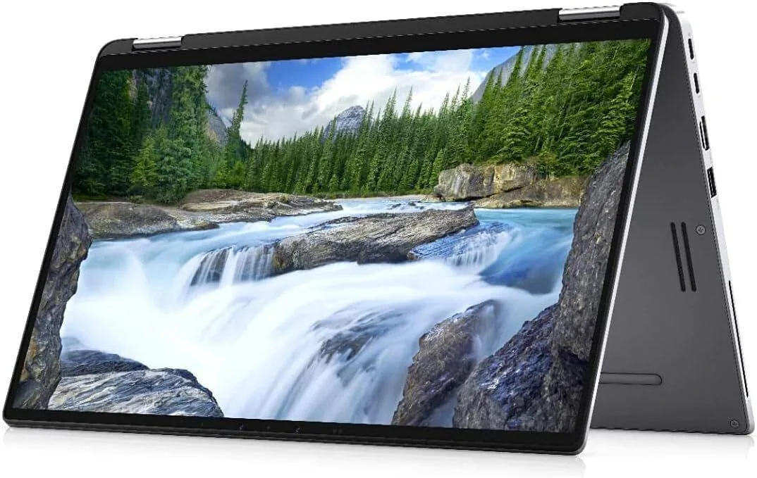 Black 14 inch convertible laptop with touchscreen and narrow bezels