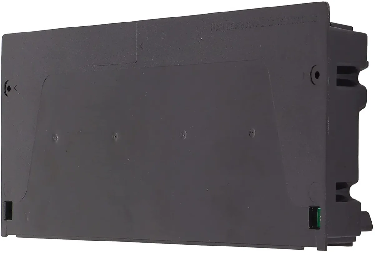 Rectangular black ABS power supply unit with integrated cable for PS4 Slim 2200