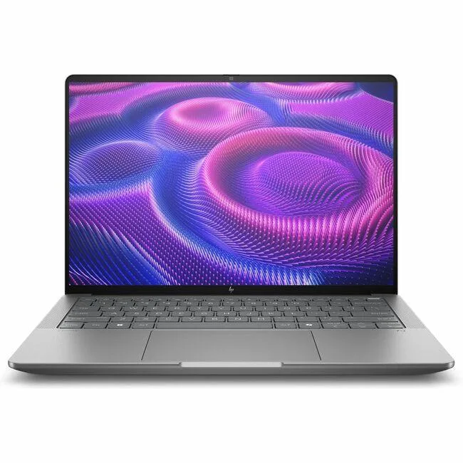 14-inch silver laptop, closed lid, matte finish