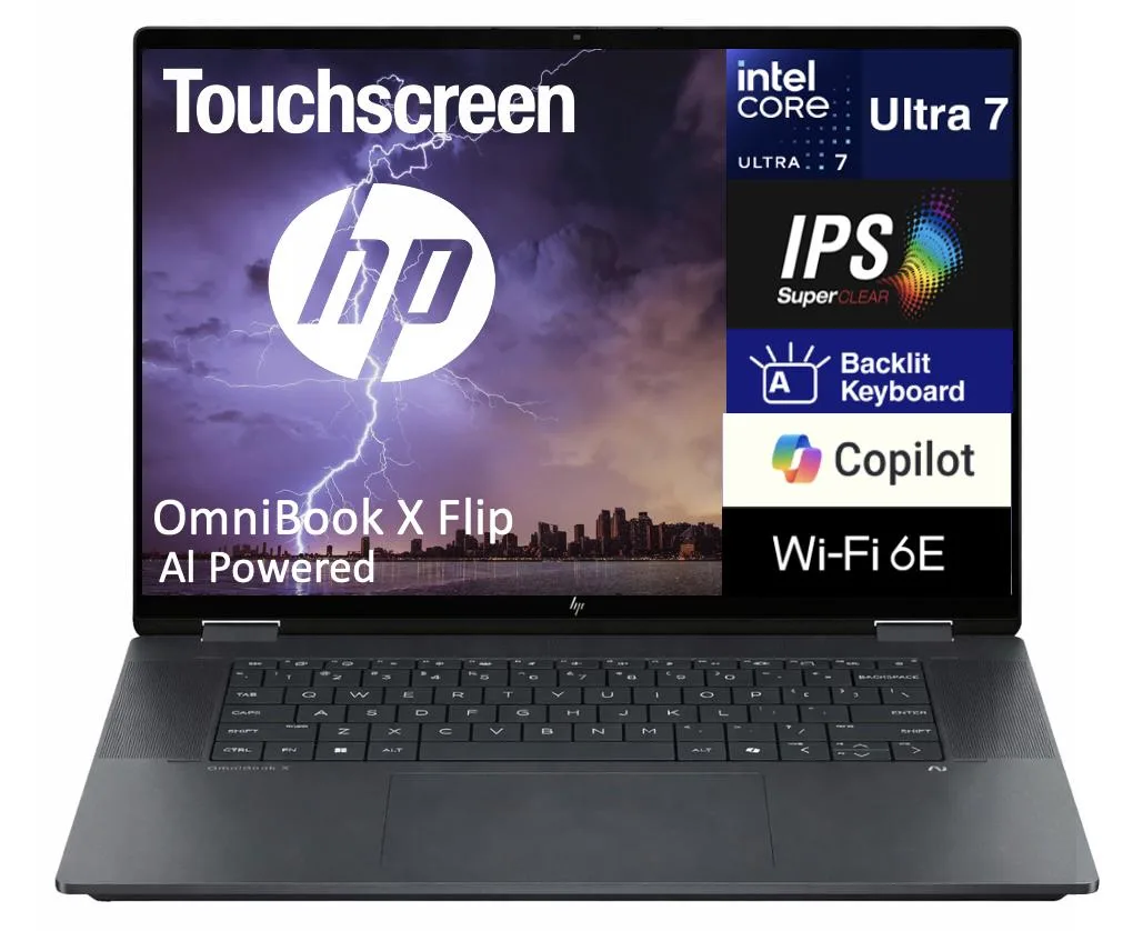 Eclipse Gray 2-in-1 laptop with 16.0 inch touchscreen display