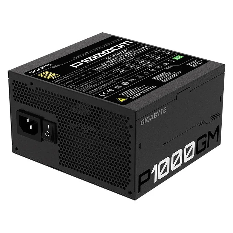 GIGABYTE GIGABYTE B-GIGABYTE GP-P1000GM 1000 W power supply — product photo