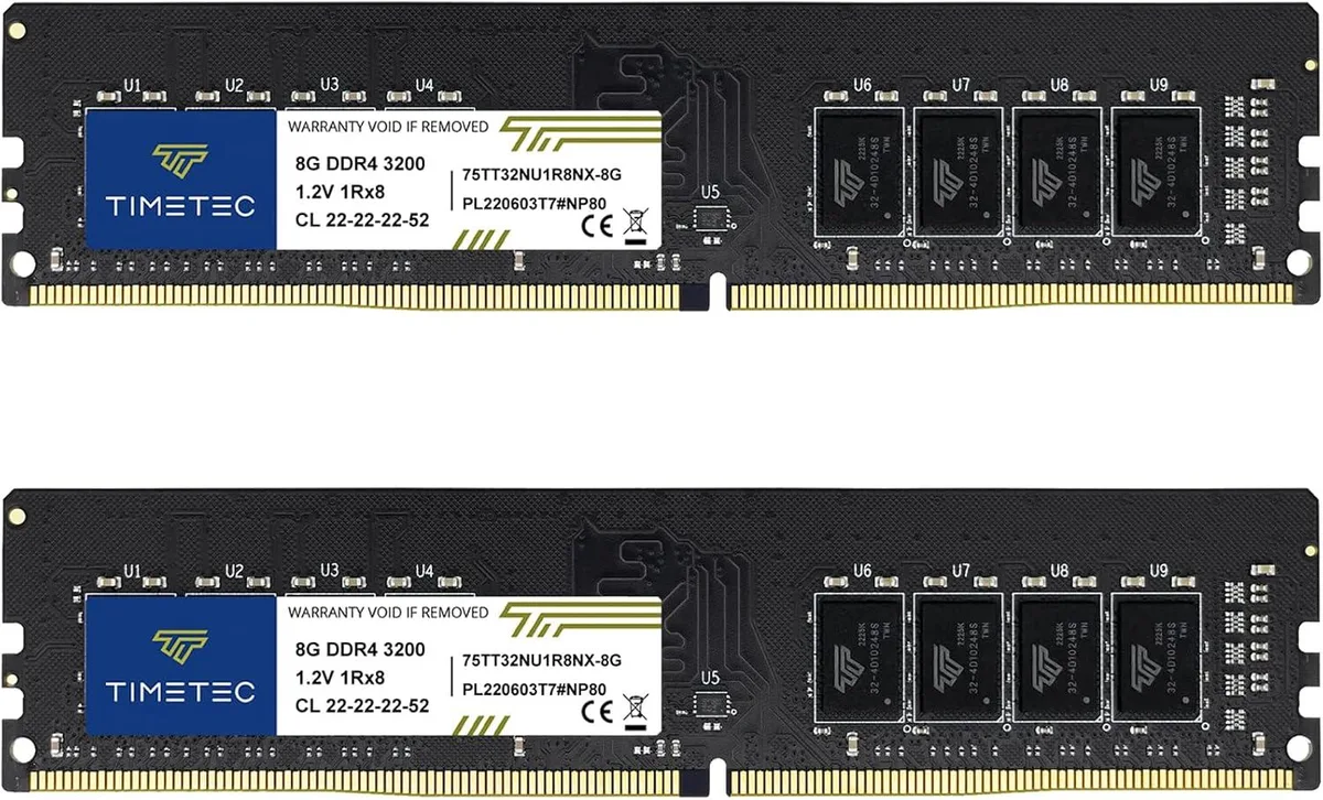 Timetec Timetec MM-DR4/8G/3200 16GB DDR4 3200 CL22 desktop RAM — product photo