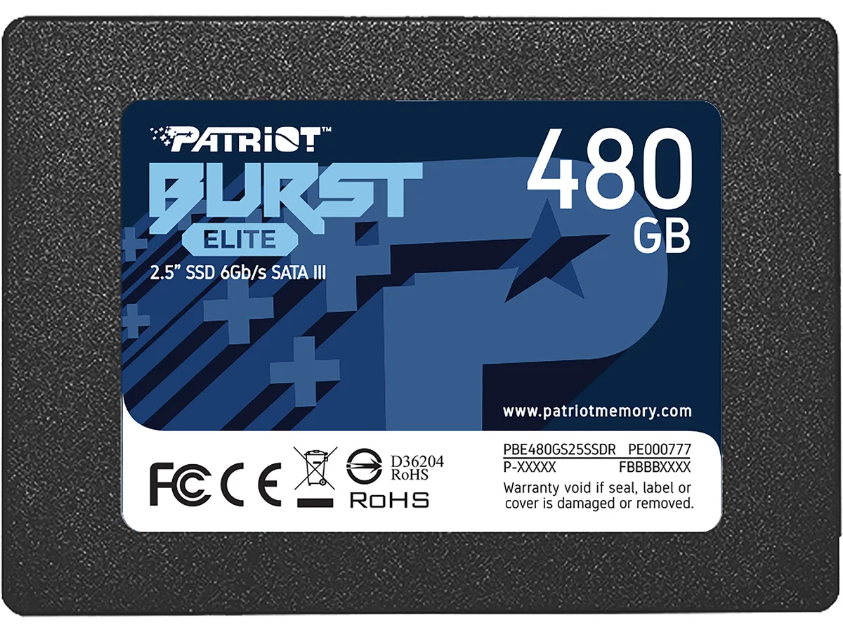 Patriot Memory Patriot Memory PBE480GS25SSDR 480GB 2.5" SATA III internal SSD — toote foto