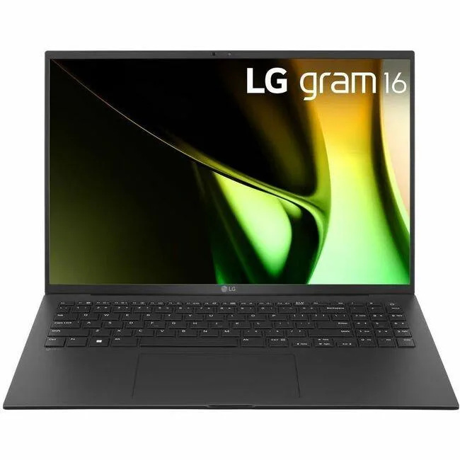 Charcoal Gray LG Gram 16 inch laptop closed lid