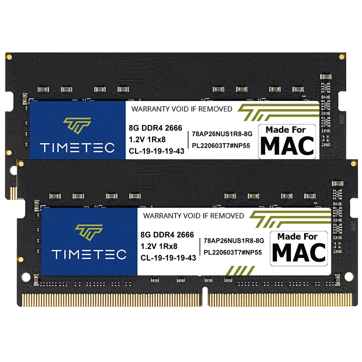 Timetec Timetec MR-G8GD426S2E 16GB (2x8GB) DDR4 2666 CL19 laptop RAM — foto produk