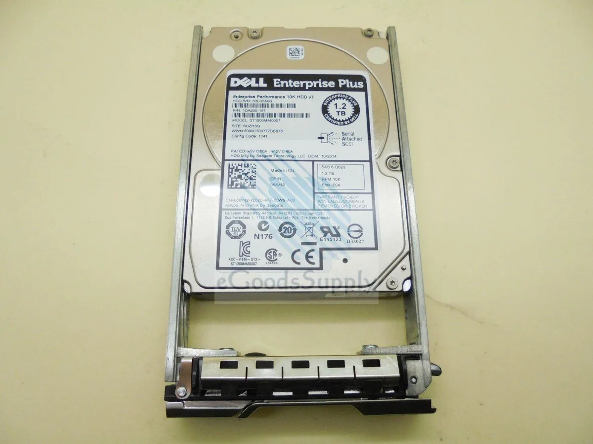 DELL DELL ST1200MM0007 1.2TB 10000RPM SAS 2.5" internal hard drive — foto del producto