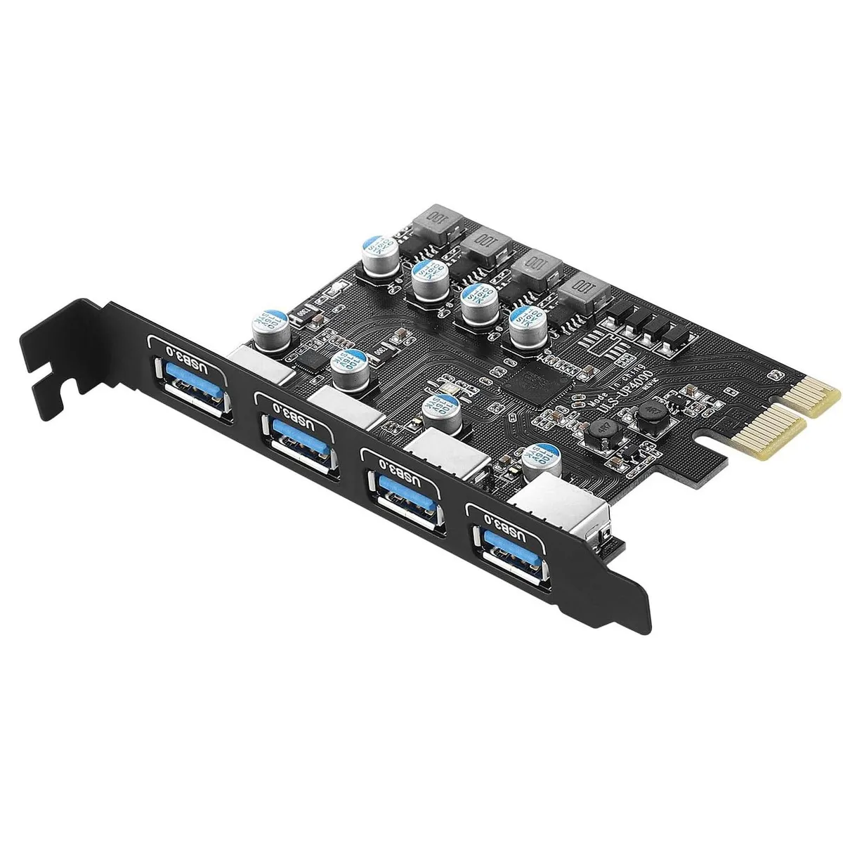 ESTONE ESTONE PCIE24ABK 4-Port PCIe USB 3.0 Expansion Card — foto del prodotto