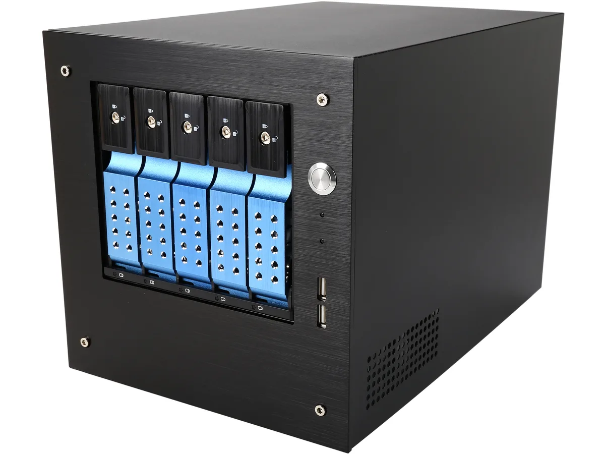 iStarUSA Inc. iStarUSA Inc. S-35-DE5BL server chassis 5×3.5" hot-swap — vörumynd