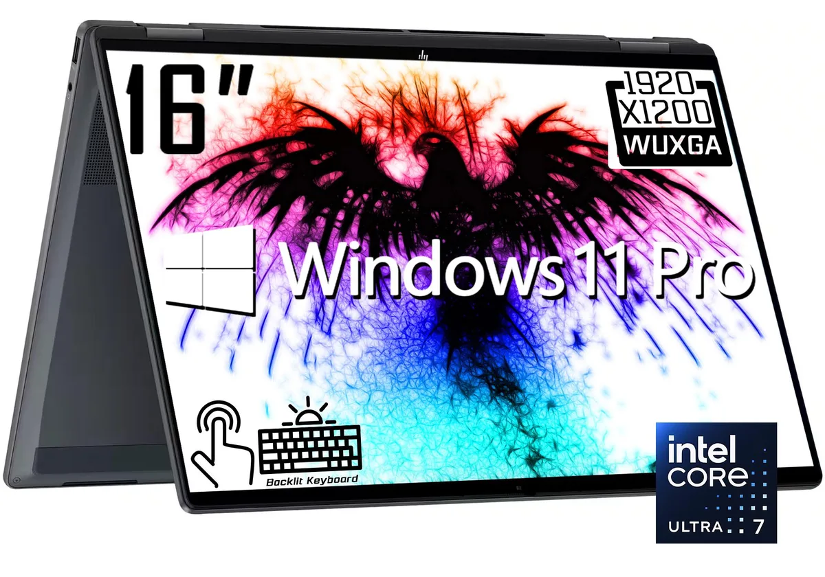 HP HP OmniBook X Flip 2-in-1 Copilot+ 16" FHD+ Touch Ultra 7 256V 16GB 2TB — снимка на продукта