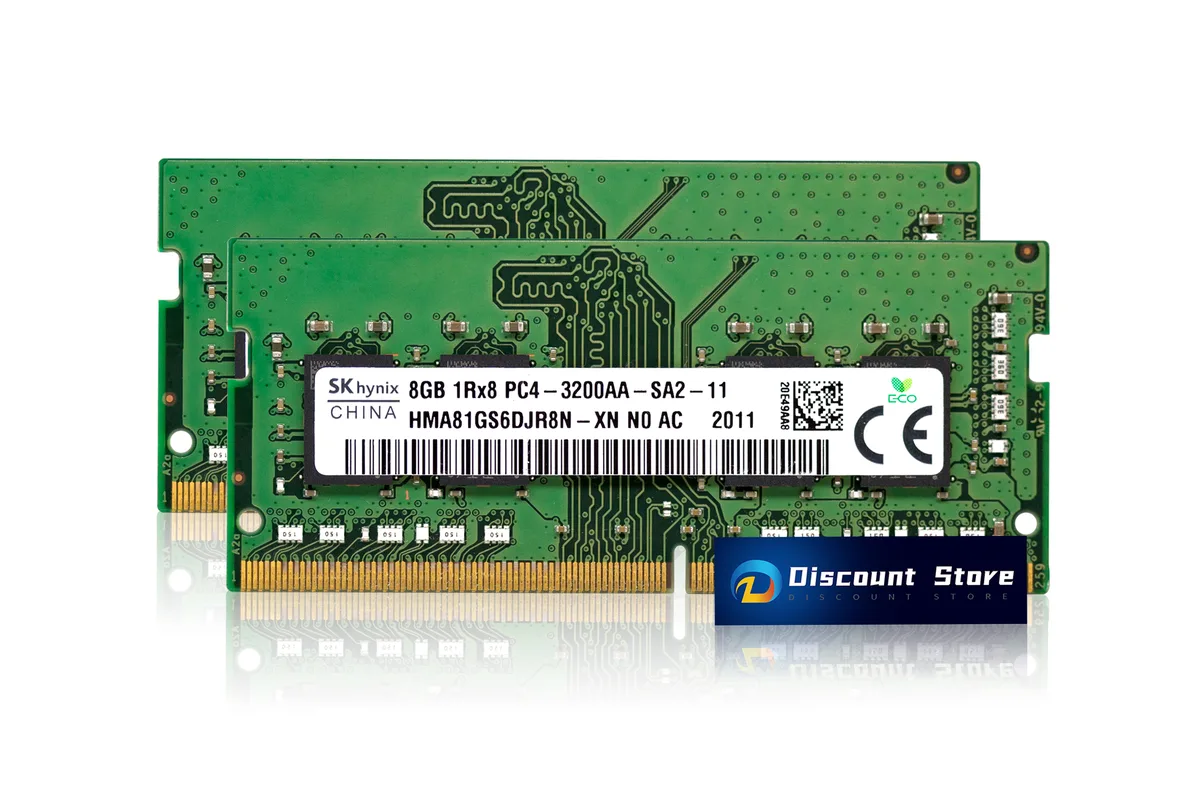 SK hynix SK hynix HMA81GS6CJR8N-XN 16GB (2x8GB) DDR4 3200 CL22 SODIMM laptop RAM — ภาพสินค้า
