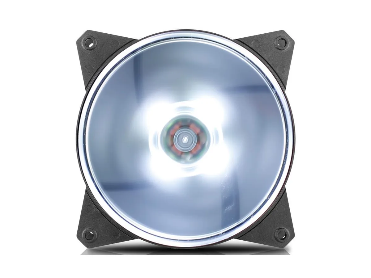 Aa Pub Aa Pub MasterFan Lite MF120L White 120mm case fan — foto produk