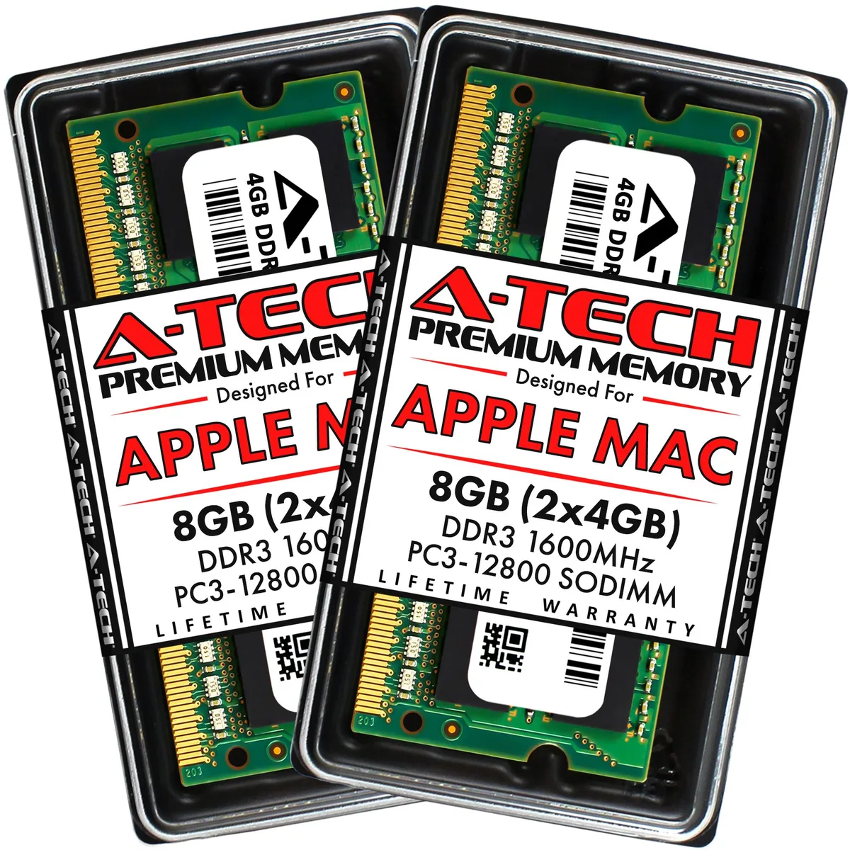 A-Tech A-Tech 8GB Kit (2x4GB) DDR3L 1600 SODIMM 204-Pin Memory Upgrade — produktbilde