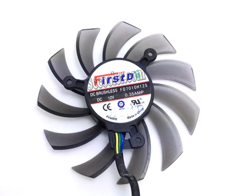OEM Industries OEM Industries FD7010H12S 12V .35A 4-pin frameless fan — 商品写真