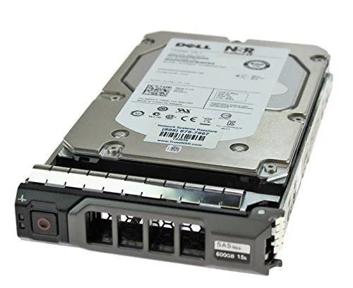 Dell W347K 600GB 3.5 inch SAS hard drive in PowerEdge tray